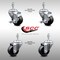 Service Caster 3.5 Inch SS Soft Rubber Wheel Swivel 10mm Threaded Stem Caster Brake, 2PK SCC-SSTS20S3514-SRS-M1015-2-TLB-2 - alternate 4